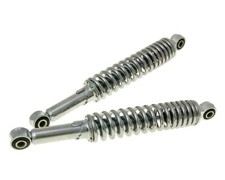 Stoßdämpfer Federbeine 300mm chrom Hercules SB2 50 Sport Bike Bj. 1972-1975 NEU