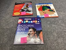 Inkjet Photo Paper Office Depot Dell Premium high Gloss lot