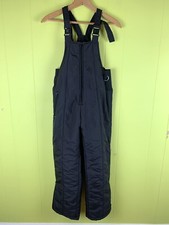 Swiss Alps Rugged Wear Size 12 Youth Unisex Ski Snow Winter Bib Black