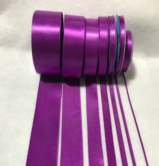 Eggplant satin sales ribbon wholesale