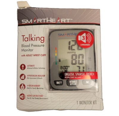 #ad Smartheart Adult Cuff Arm Home Automatic Digital Blood Pressure Monitor NIB $14.99