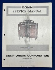 Original Conn Organ Service Manual / Caprice 465 Type 1 -- CS1