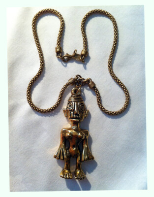 Collier Pendentif Argenté Signé SCOOTER - Bon état