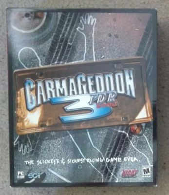 Carmageddon 3 TDR 2000- IBM-PC  - Rare -  Box - 2000- Big Box vintage CD Game