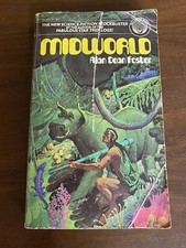 1976 MIDWORLD by Alan Dean Foster FN 6.0 1st Ballantine Paperback