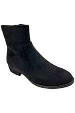 Vaneli Women's Henson Ankle Boot Punto Super Suede Stretch Black