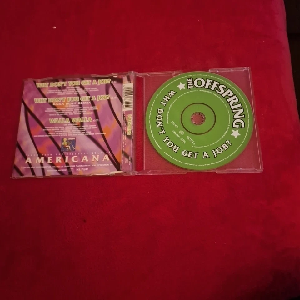 CD.THE OFFSPRING.WHY DON'T YOU GET A JOB? CD SINGLE.3 TRACKS.ROCK.BAKA BOYZ. - Image 2 of 2