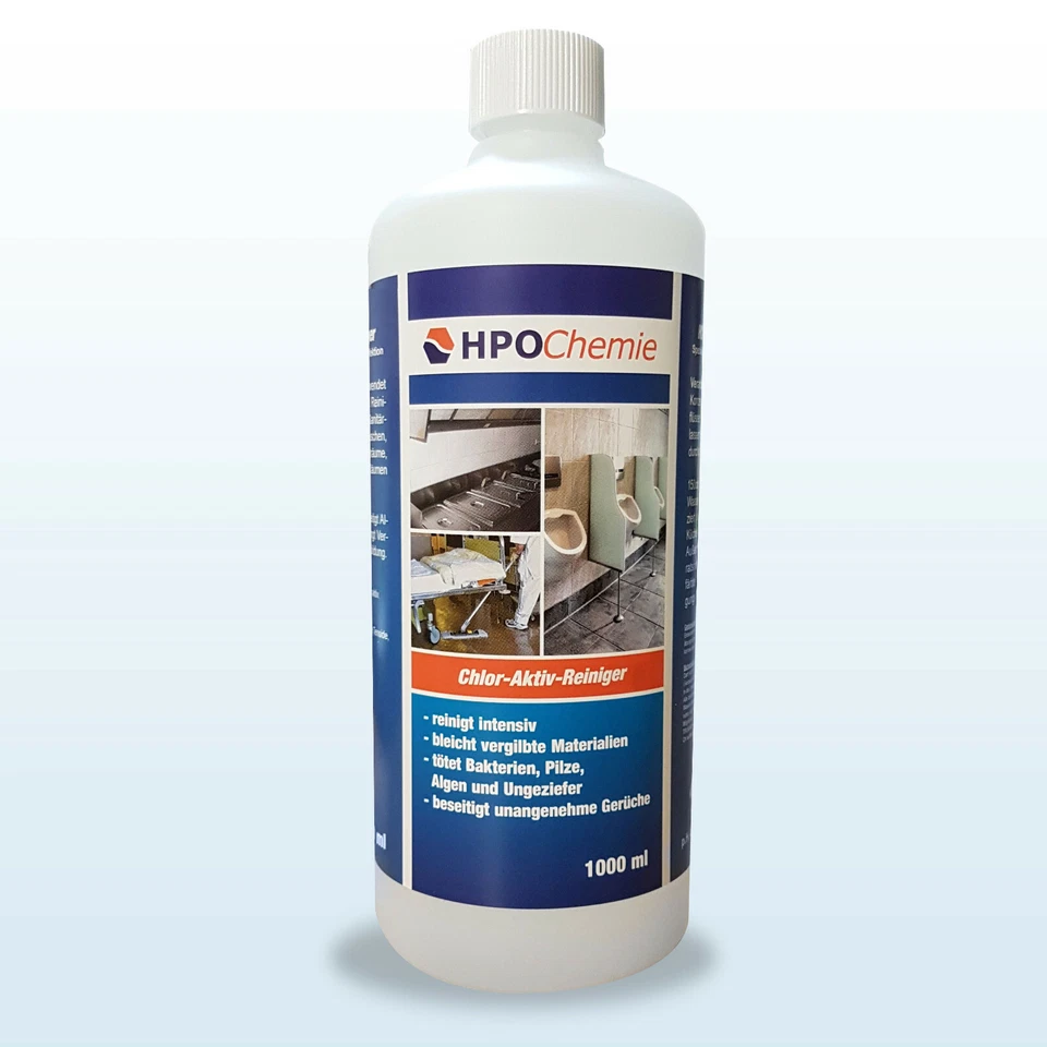 HPOCHEMIE Chlor-Aktivreiniger 3ltr. - Chlorreiniger, Desinfektion, Hygiene