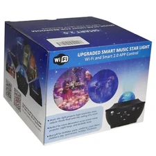Smart Space Galaxy Star Projector Light Music Speaker Wi-Fi App Control Voice 2