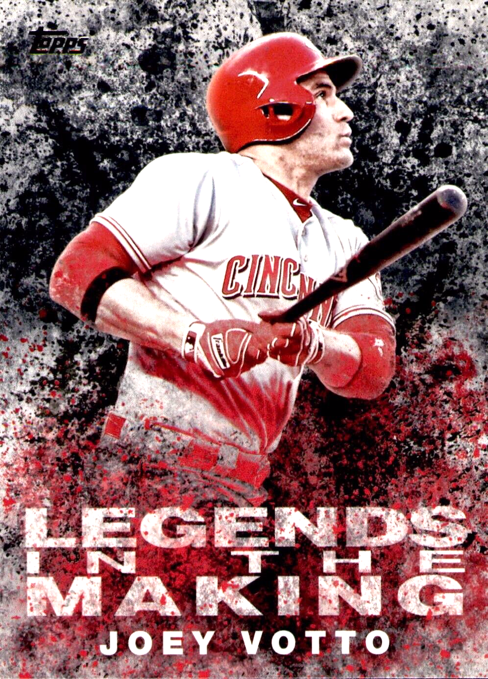 2018 Topps Joey Votto Legends in the Making Black LTM-JV Cincinnati Reds Baseball Card
