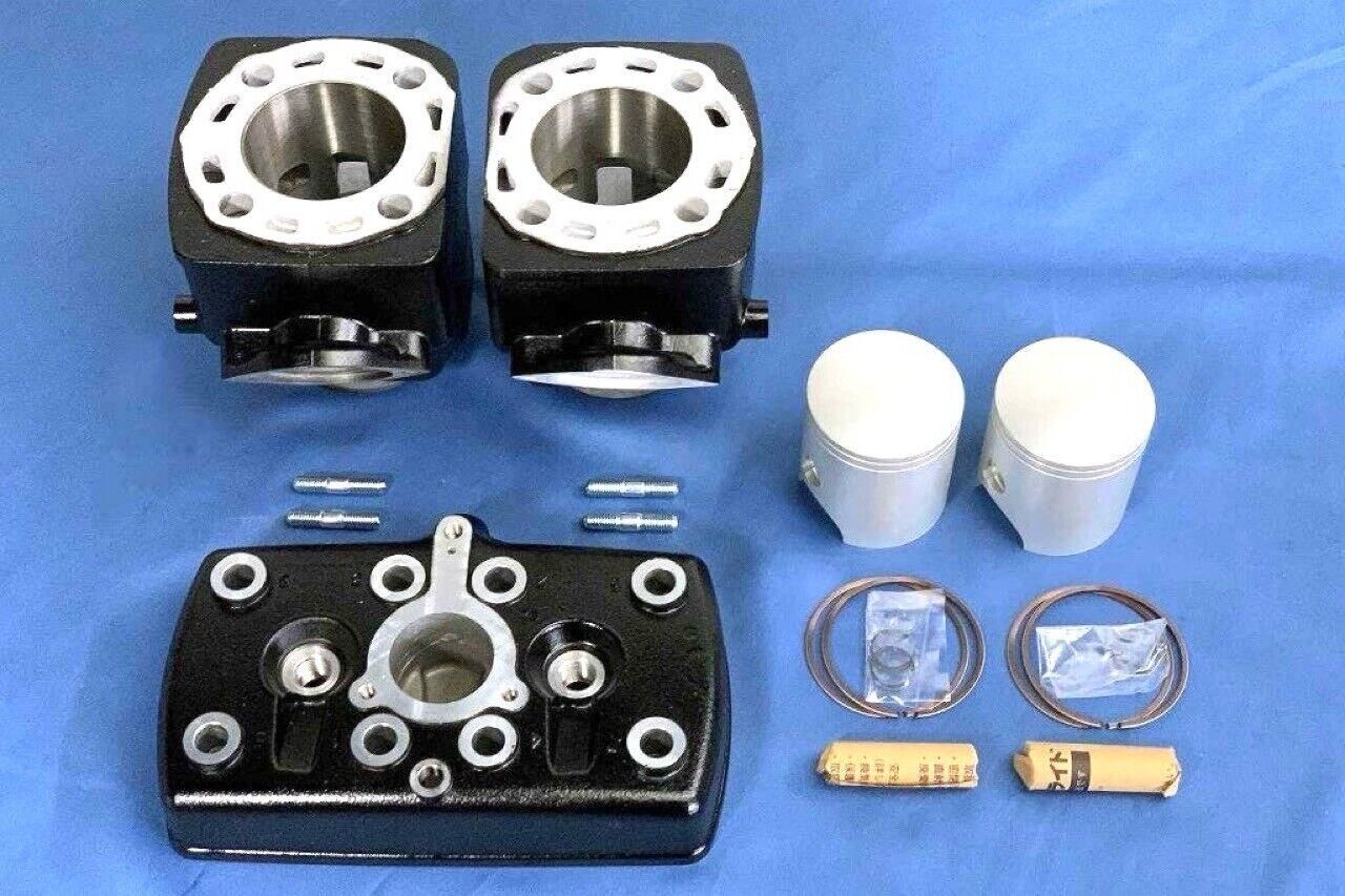 Yamaha RD350LC/RZ350 Aluminum Plated Cylinder Black Paint Made in Japan