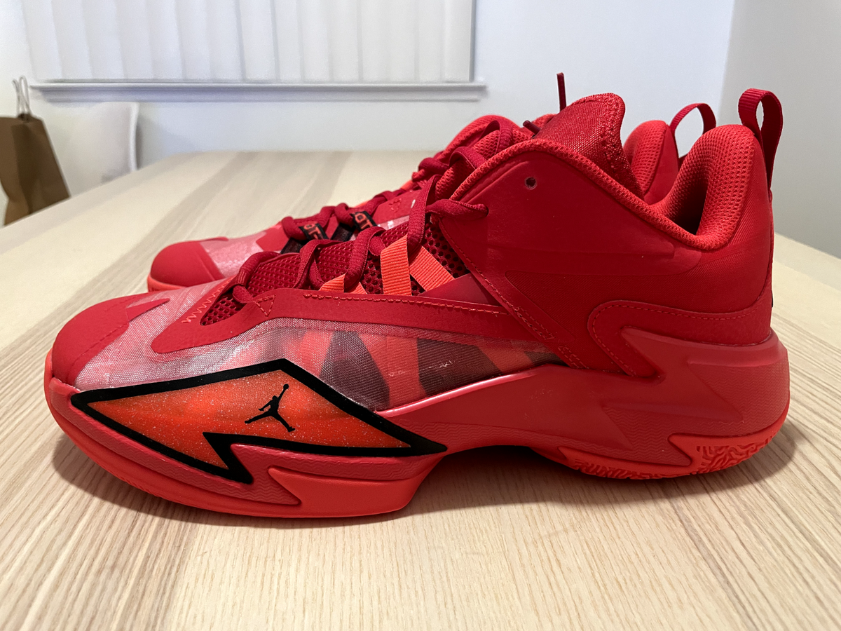 New Nike Air Jordan One Take 3 Low Mens Basketball Shoes Red  display picture 3