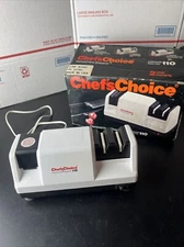 Chef's Choice 110 Knife Sharpener w/ Box and Manual - Working