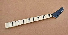 24 REVERSE HEAD SHARKFIN MAPLE FLOYD ROSE SHRED GUITAR NECK REPLACEMENT DIY