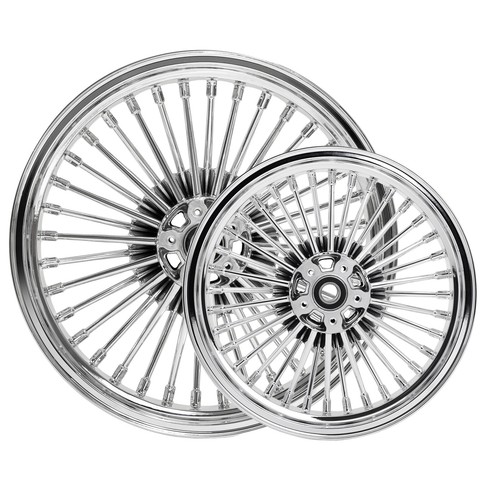 18X3.5 16X3.5 Fat Spoke Wheels for Harley Softail Heritage FLSTF Deluxe Custom - 第 1/13 張圖片