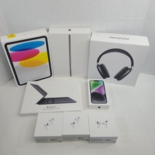 Lot of 8 EMPTY Apple Boxes iPhone, iPad, Airpods, Max, Smart Keyboard Ear Tips