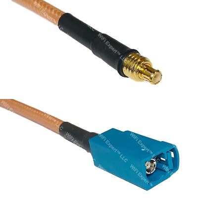 RG400 MCX MALE to Fakra Z Female RF Cable FAST-SHIP LOT