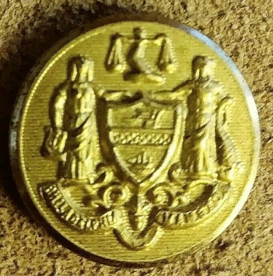 Philadelphia City Seal button 1870-1890 N. Snellenburg maker. | eBay