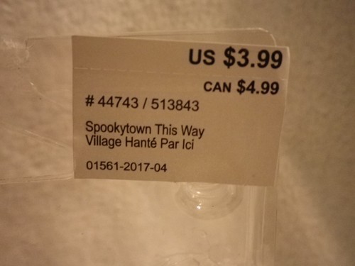Lot/3 Lemax Spooky Town Halloween SCARY WHEELBARROW, TRICK TREAT TRAIN, THIS WAY - Picture 11 of 11