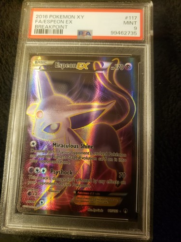 Espeon-EX graded PSA 9 for sale on eBay