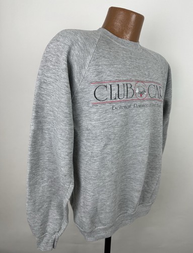 Sudadera Vintage Años 80 JERZEES Tri-mezcla XL Gris Brezo Raglán Club Carpa Pez - Imagen 10 de 15