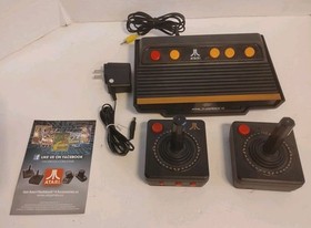 Atari Flashback 4 Classic Game Console W/ 2 Wireless Controllers - Working