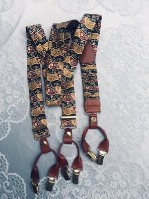 Hosenträger, Seide,braces, silk,  E