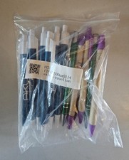 Unique retractable pen pack, office stationary equipment, pack of 11,