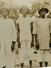 1900s RPPC Four Young Men From Nairobi Construction Workers 