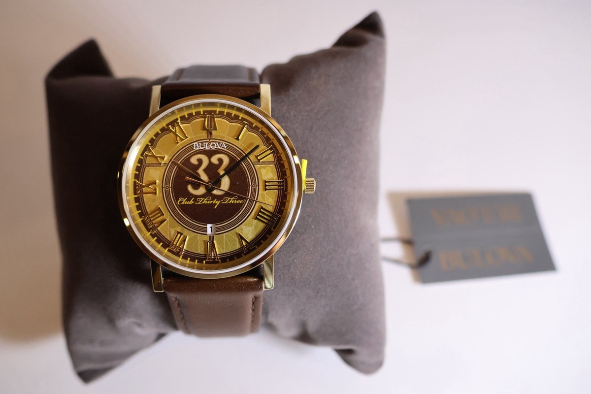 Walt Disney World Club 33 Bulova Automatic Men's Dress Watch 42mm