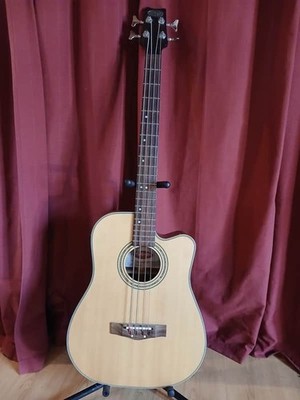 Stagg Akustik E-Bassgitarre Model AB203CE-NS