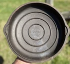 Vintage GRISWOLD cast iron No. 8 1098 C Dutch oven LID ONLY Small Logo