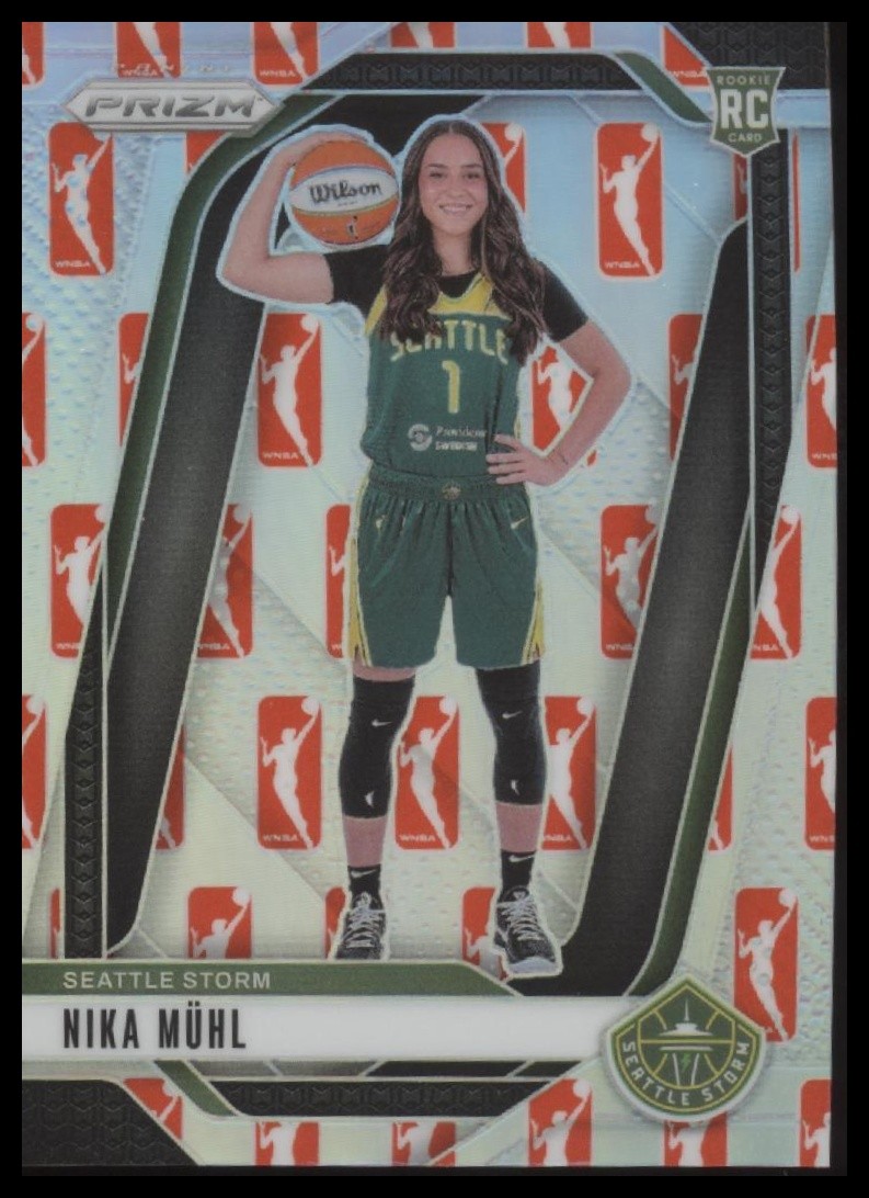 2024 Panini Prizm WNBA #146 Nika Muhl WNBA Logo Prizms
