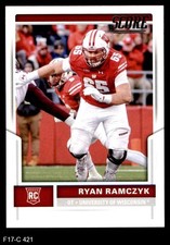 2017 Score #421 Ryan Ramczyk Saints RC Wisconsin 8 - NM/MT