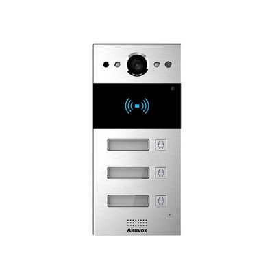 Akuvox R20Bx3 SIP Video-Türsprechanlage mit 3 Tasten RFID Aufputzmontage