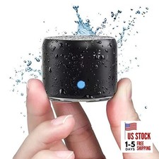 Travel Case Packed, A106 Pro Portable Bluetooth Speaker with Custom Bass Black