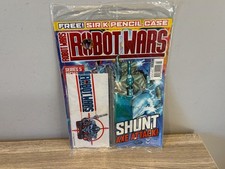 Robot Wars Magazine Issue 14 Brand New sealed Packet With Pencil Case Inside