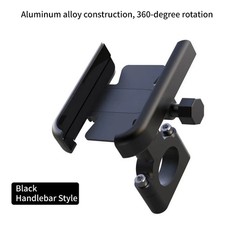 Aluminum Alloy Motorcycle Bike Phone Holder 4-7 Inch GPS Handlebar Mount