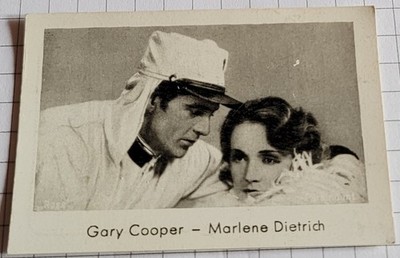 MARLENE DIETRICH & GARY COOPER | Film-Foto - Sammelbild / Trading Card #8264