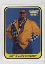 1991 Merlin WWF Italian Jim Neidhart Jim The Anvil Neidhart #22 12tk