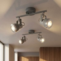 Deckenleuchte Deckenlampe Wohnzimmerlampe Spotlampe Schwenkbar L 26 Cm 2Er Set