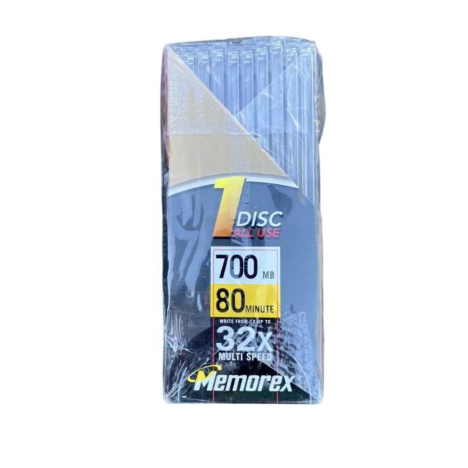 Memorex BLACK CD-R Slim Jewel Case - 10 PACK - 700MB Max Rate 32x - Open Box - Image 4 of 4