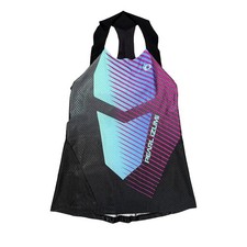 Pearl Izumi PRO In-R-Cool Tri Singlet Womens M Black Aqua Pink Racerback Top