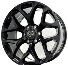 20 Gloss Black Snowflake Oe Replica Wheels Fits 2019 2026 Ram 1500 6x5.5 New 4x 20 Gloss Black Snowflake Oe Replica Wheels Fits 2019 2026 Ram 1500 6x5.5 New 4x