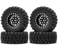 OGRC 1.0 Plus (1.2 Inches) Beadlock Wheels 7mm Negative Offset Wheel Rims SS ...