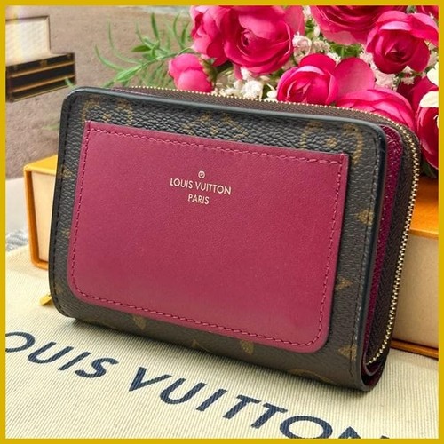 Louis Vuitton Portefeuille Rue Fuchsia Folding Wallet