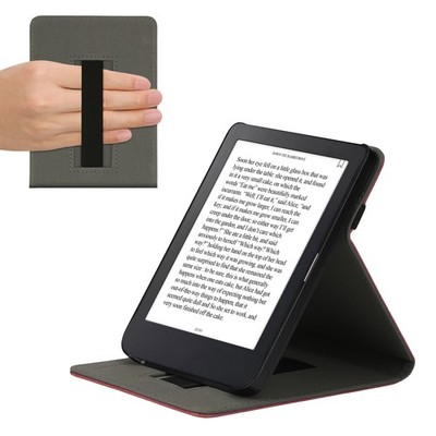 Hülle für Kobo Clara 2E Tolino Shine 4 Schlaufe Ständer e-Reader Cover Case