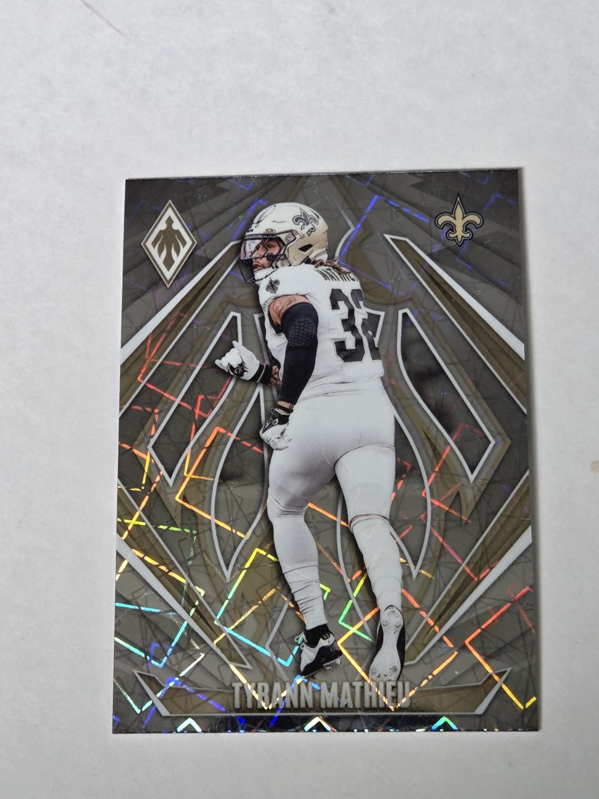2024 Panini Phoenix Football Tyrann Mathieu Lazer Parallel #143
