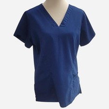 Marilyn Monroe by mediChic women  s size small navy blue scrub top