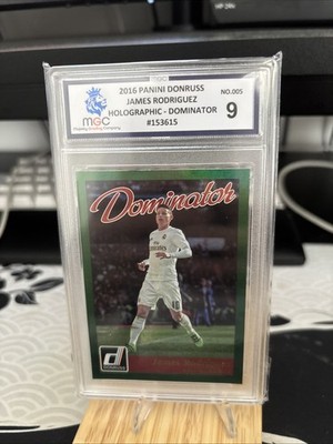 2016-17 Panini Donruss Dominators James Rodríguez #5 Holographic MGC 9